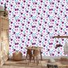 Wallpaper Purple Flowers White and Purple for Living Room and Bedroom 50x1000