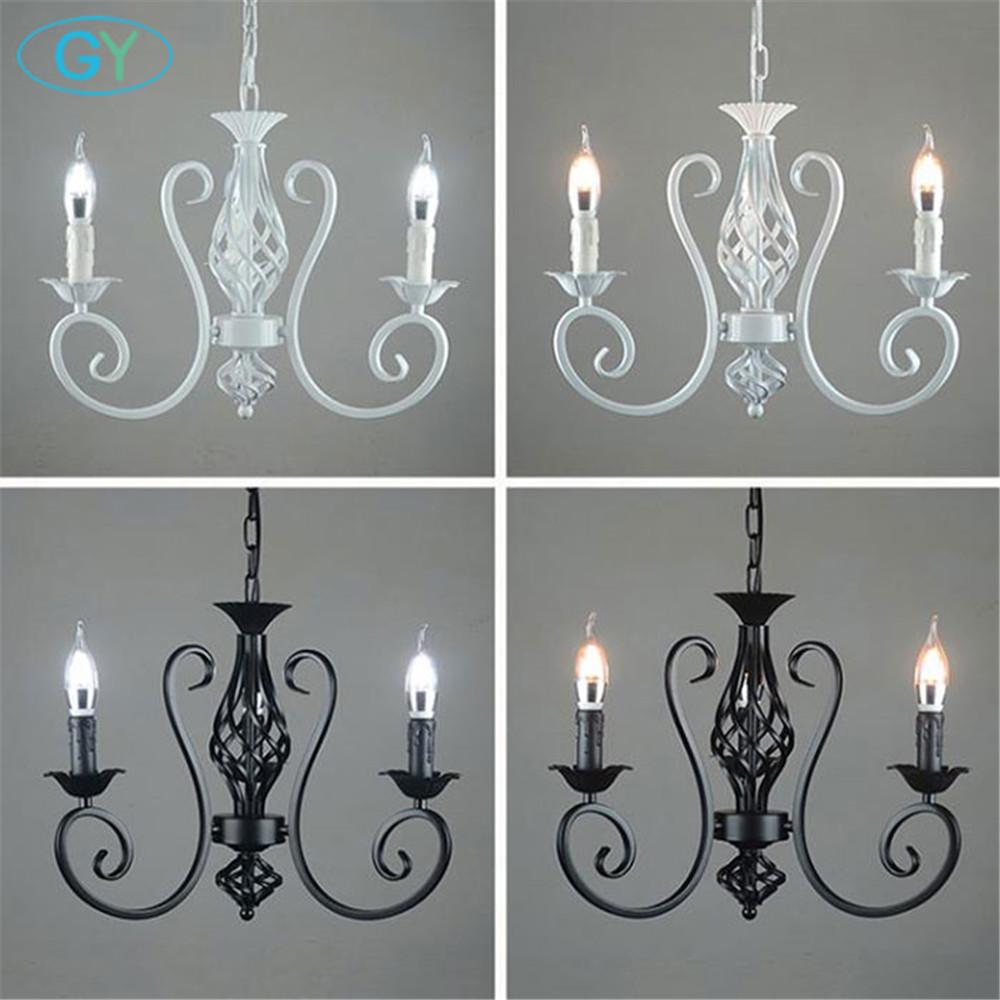 Промышленная люстра из кованого железа на 3, 5, 6 ламп, винтажный подсвечник, ретро, черно-белый подвесной светильник, оптовая продажа