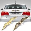 3D Metal Angel & Eagle Wings Car Logo Sticker for Sedan Customization