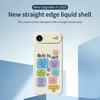 For iPhone 17 Air Case Colored Sticky Notes Pattern Printing Straight Edge TPU Phone Back Cover