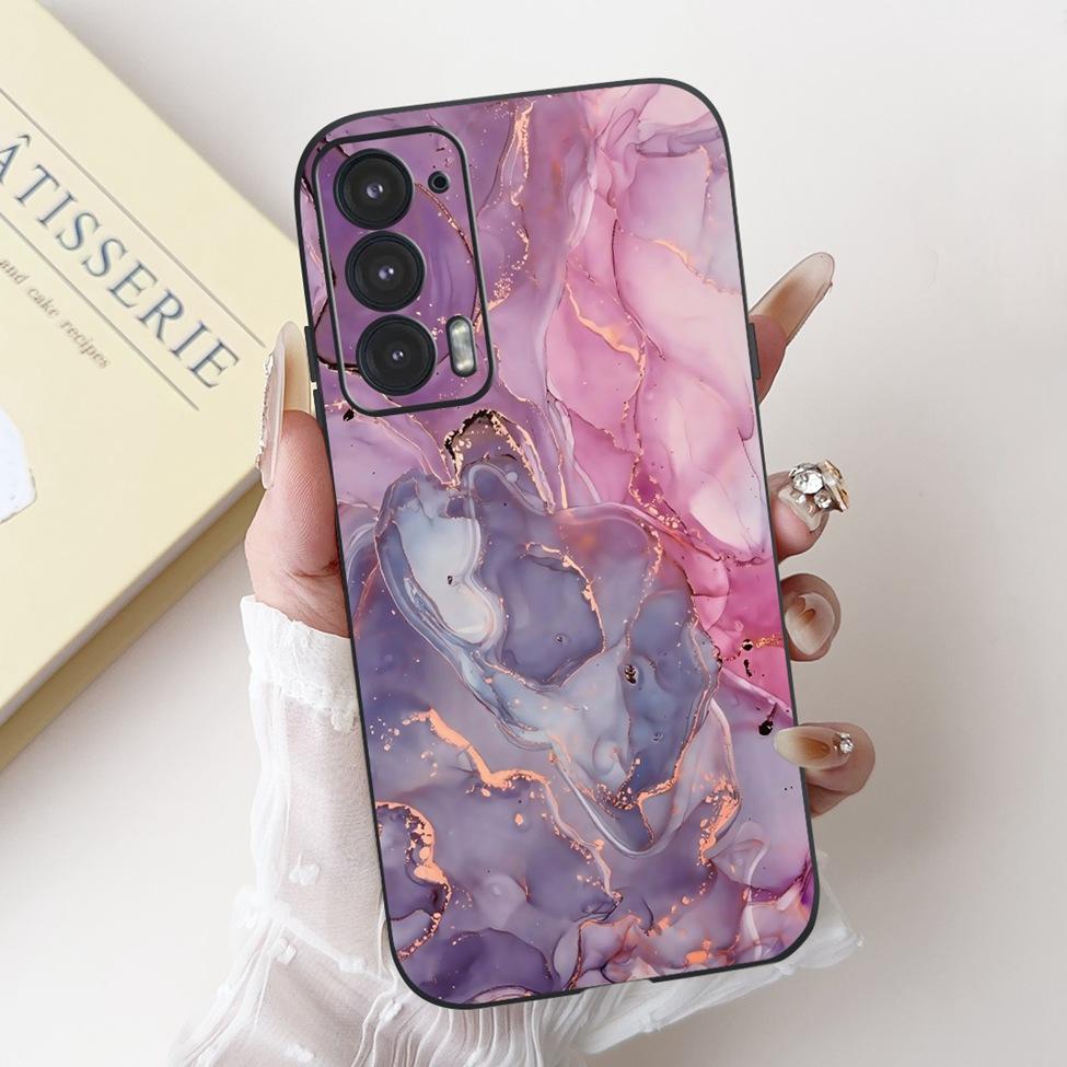 Для телефона Edge 20 20Pro 20Lite Чехол Для Motorola Edge 20 Pro Чехол Силиконовый Роскошный Модный Любовь Милый Кот Девушка Забавный Крутой Расписной