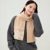 Siggi Women's 100% Wool Snowflake Jacquard Scarf