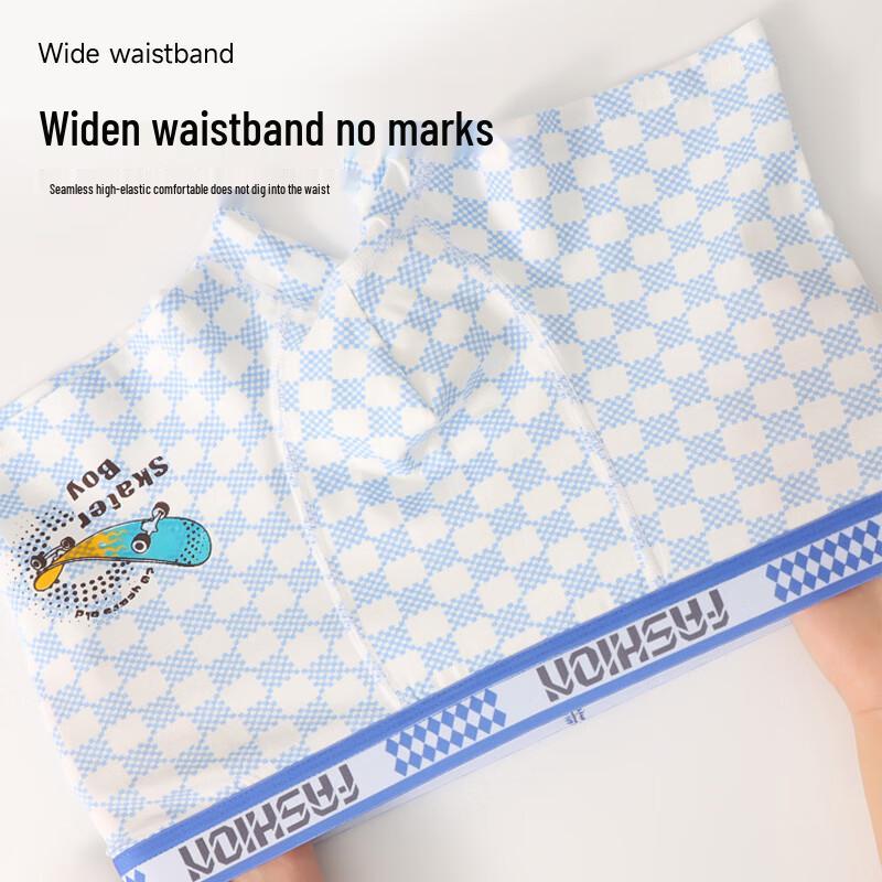 Boru Подростковые Боксеры-Брифы из Чистого Хлопка с Антибактериальным Эффектом