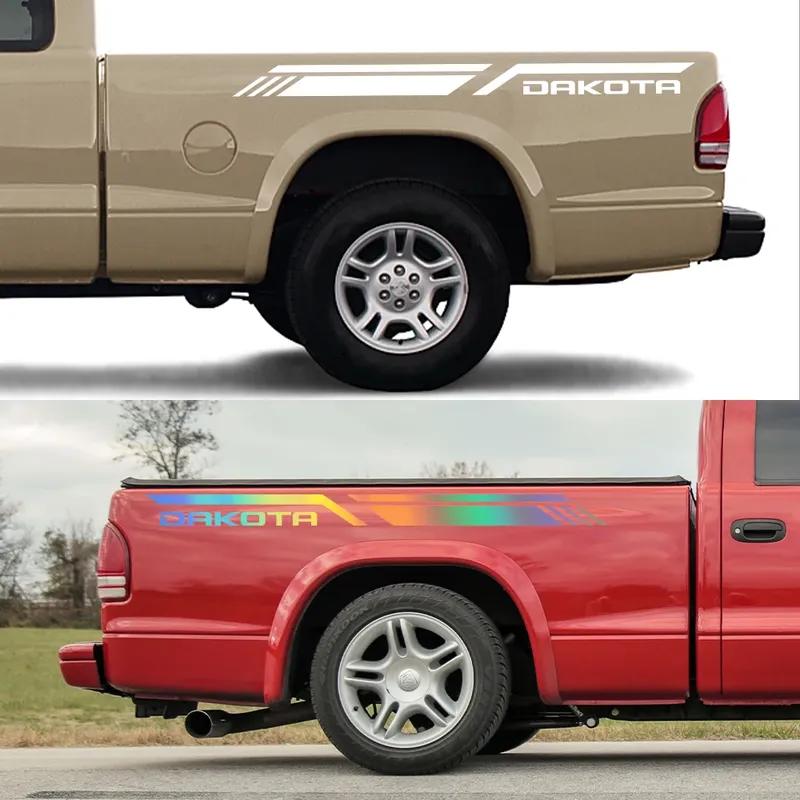 Наклейка на борт пикапа для Dodge Dakota SLT SXT 5.9 R/T Sport Стиль полос для автомобиля Декоративная наклейка Виниловая накладка на грузовик Автоаксессуары