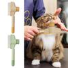 Cat Comb Self-Cleaning Long Hair Matting Tool Dog and Cat Slicker Comb for Pets Shedding Grooming Brush To Remove Knots