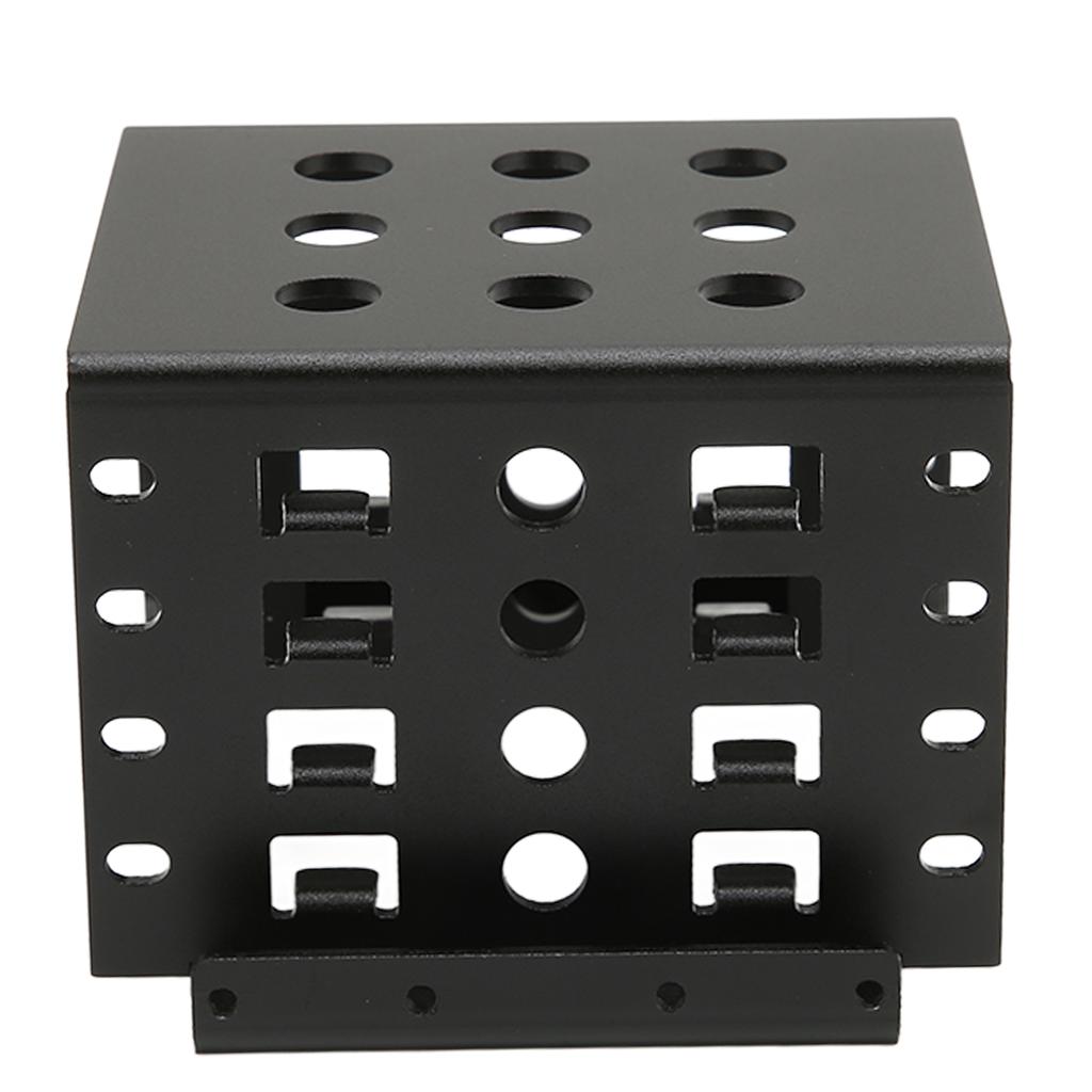 2.5in Mounting Rack Aluminium Alloy Hollow Design High Hardness 2.5in Hard Drive Cage for 2.5in IDE SSD (Not Inclube Hard Disk)