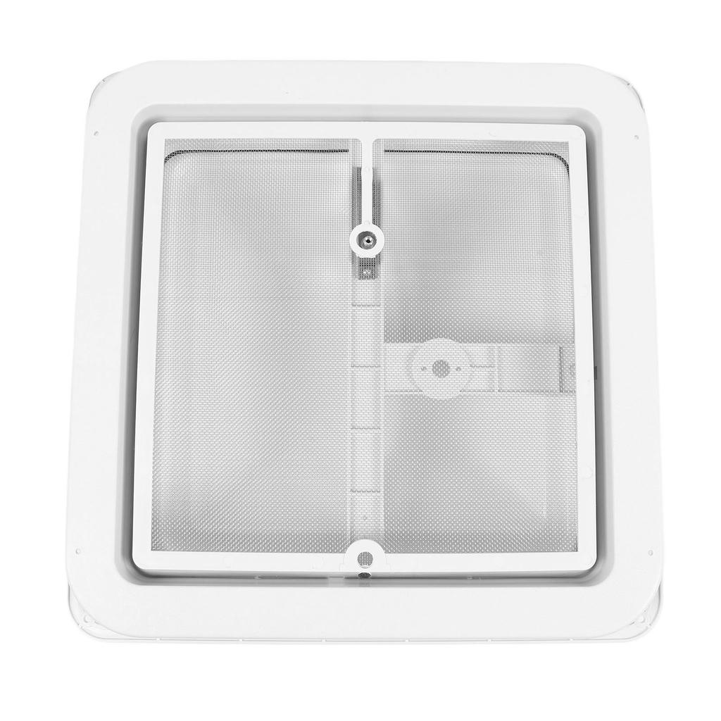 14-дюймовый вентиляционный люк на крыше автофургона с белой крышкой и экраном из нержавеющей стали для прицепа-кемпера