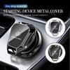 CRN1 For Mercedes Benz Car One-Click Start Buttons Protective Cover Emblem Decoration AMG A C E S G Class W201 W210 W108 W204 W205