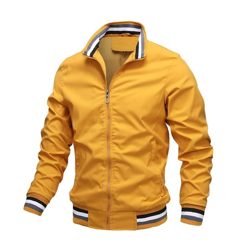 2026 Spring and Autumn Leisure Brand High Quality Jacket Men's Leisure Sports Solid Color Men's Top