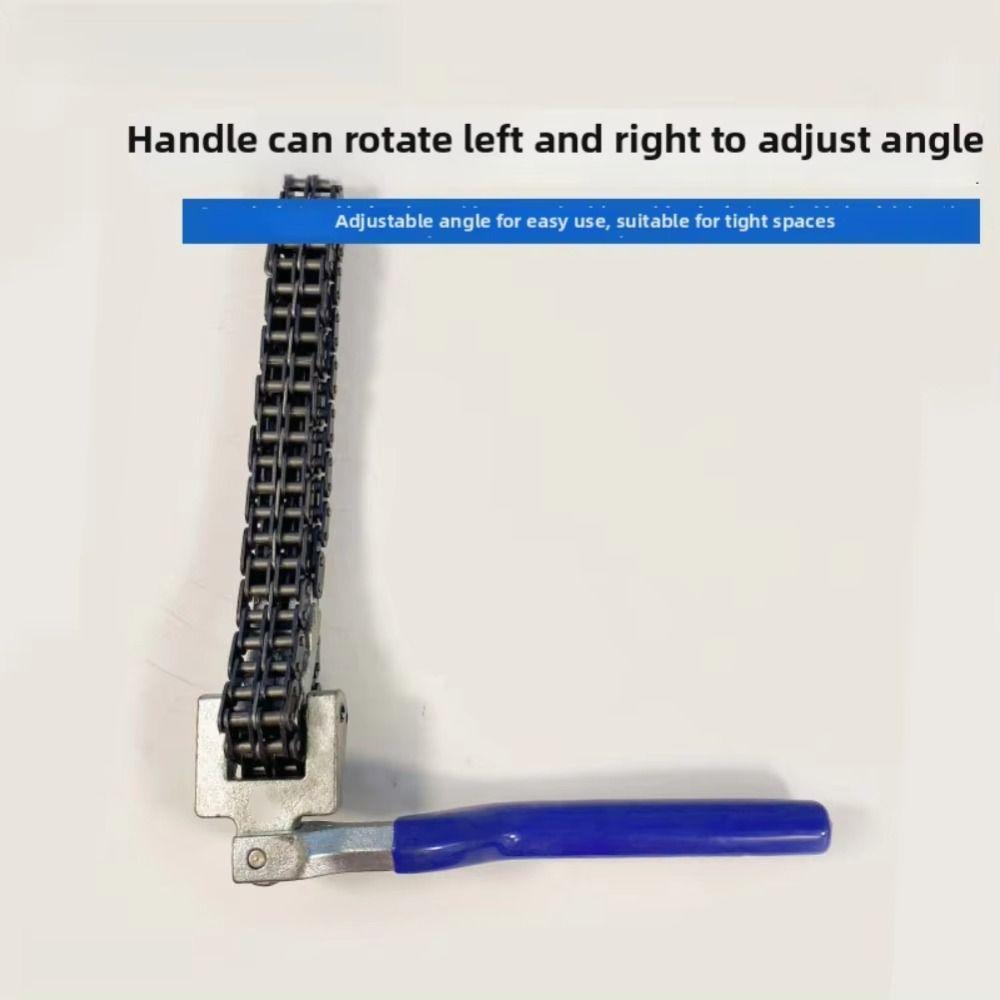 Heavy Duty Chain Filter Wrench Flexible Chain Oil Filter Removal Tool Pipe Fittings Removal