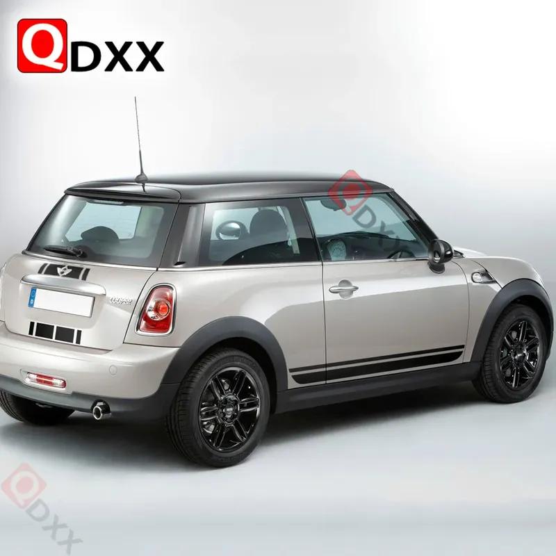 Авто Стайлинг Полосы на Капот Боковые Полосы Racing Наклейка на Багажник для Mini Cooper R56 Hatch 2007-2013 Аксессуары