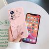 Милый Чехол с Первой Буквой Для Xiaom 12T 12T Pro Задняя Крышка Простой Стиль Цветок Мягкий Силикон Чехлы Для Xiaomi Mi 12 T Pro Кейс