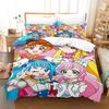3D Kawaii Аниме Хирогару Скай! Комплект постельного белья Pretty Cure Single Twin Full Queen King Size Bed Set Adult Kid Bedroom Duvetcover Sets