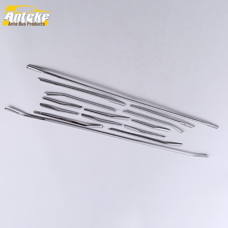 Anti-Scratch Decorative Grille Trim for 16 A4L Models - Front Bumper Protection