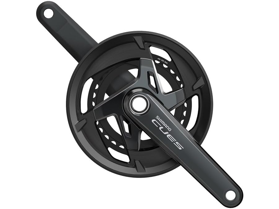 SHIMANO Передняя звездочка CUES с защитой цепи, шатун 11S EFCU80002EX62C FC-U8000-2 Длина/175 мм 46/32T