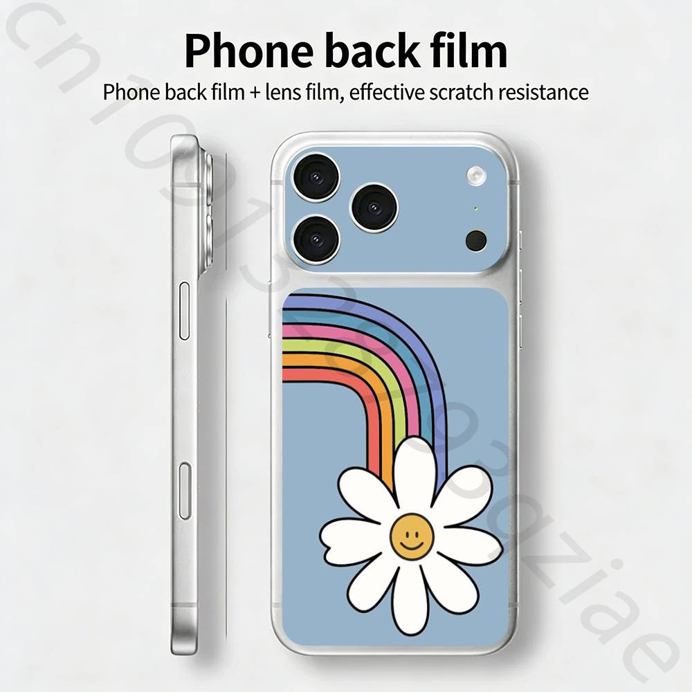Восточная вишня сакура ТИКЕТ Наклейка Skin Wrap для iPhone 17 Pro/Pro max Защитная пленка для задней панели, рамки, камеры