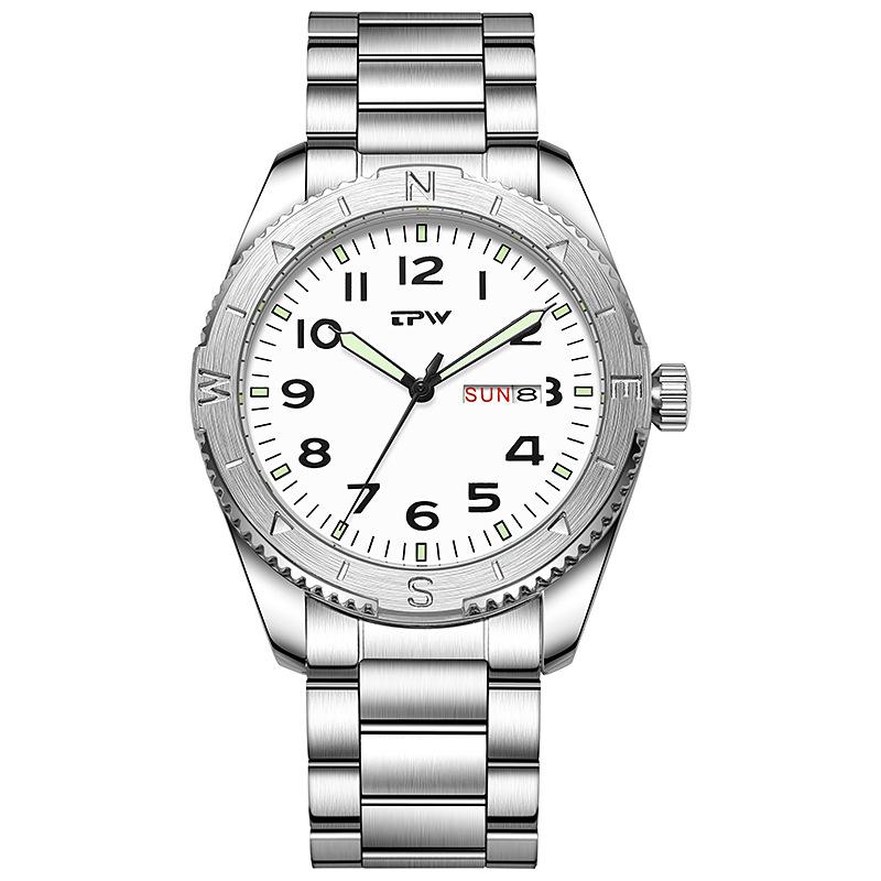 TPW Мужские Часы Топ Бренд Дата Мужские Часы Бизнес Мужские Часы Водонепроницаемые Люксовые Мужские Наручные Часы для Мужчин
