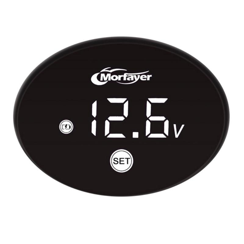 Универсальный мотоциклетный электронный вольтметр светодиодные часы цифровой дисплей панель измеритель