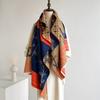 Retro Scarf Autumn and Winter New Double-sided Imitation Cashmere Warm Scarf Thickened Double-sided Women's Scarf Shawl