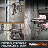 Perforateur - WORX - WX381 - Moteur Brushless - 20V - 2,0 J De Force De Frappe