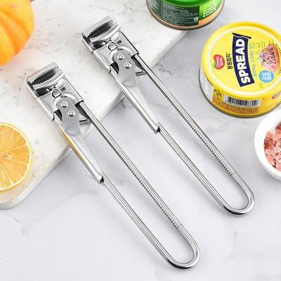 Новый регулируемый консервный нож, многофункциональный ручной нескользящий инструмент для открывания крышек бутылок, кухонный противоскользящий инструмент для открывания крышек банок из нержавеющей стали