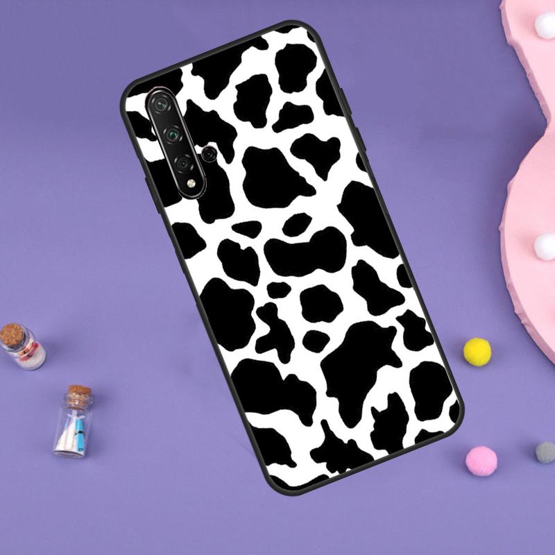 Чехол с принтом «Черно-белая корова» для Huawei Nova 10 9 SE 3i 7i 8i 11i 12i Y60 Y61 Y70 Y72 Y73 Y90 Y91 P20 P30 P40 Lite