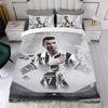 Football Star Ronaldo Bedding Set Duvet Cover 2/3 Piece Set Single Double Bedroom Decoration Lightweight Comfortable Soft 3D