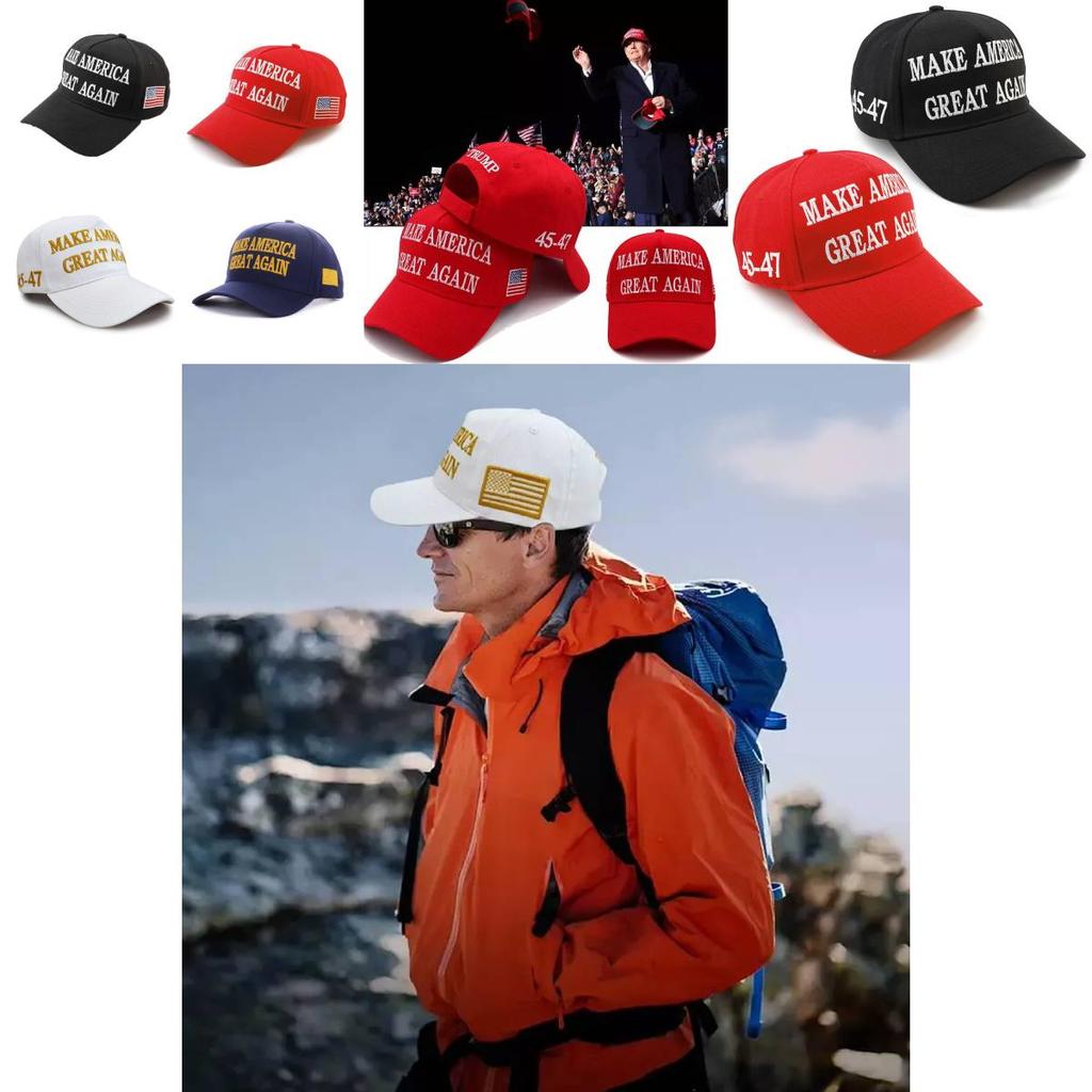 Трендовая бейсболка Make America Great Again классического красного цвета для летней моды