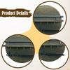 Key Holder Wall Mount Shelf Mail Organizer Tray Hooks for Bathroom Office