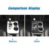Priprilod Interior Trim Carbon Fiber Center Console Gear Shift Panel Cover Interior Compatible with Toyota Camry 2012 2013 2014
