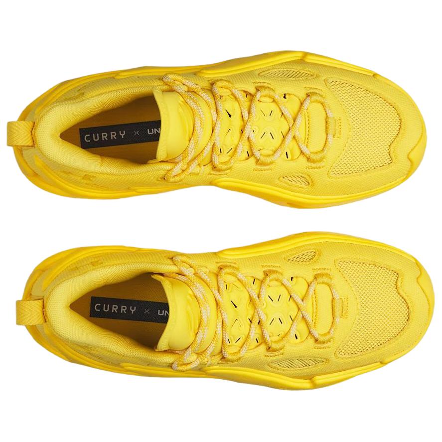 Under Armour Curry 13 AP Удобная посадка Дышащая Поддержка Сцепление Баскетбольные кроссовки Унисекс кроссовки Желтый 6015002-790