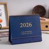 Настольный календарь-планер на 2026 год с местом для заметок, складной, портативный, для рабочего стола, академический планер, офисные канцелярские товары