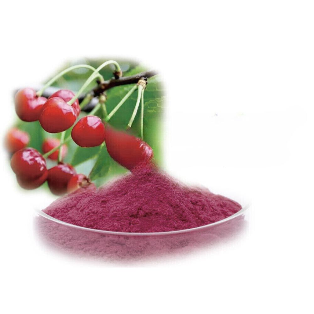 Natural Cherry Powder for Energy Drink Mix Premium Grade Water Soluble Rich Purple