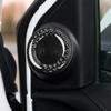 Отделка динамика передней двери из настоящего углеродного волокна для Honda CRV CR-V 2017-