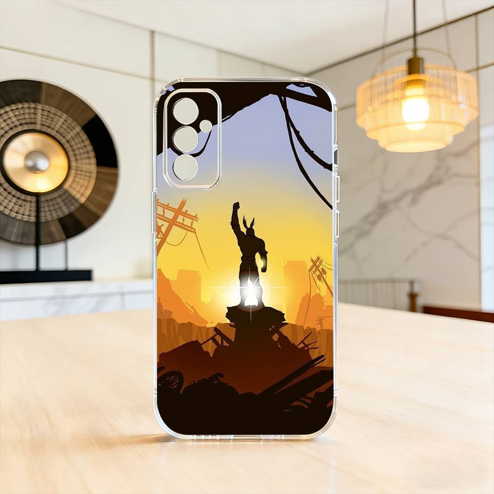 Аниме A-All M-Might Аниме Чехол для телефона для SamsungA10,12,20,21S,30,31,40,50,51,52,70,71 Прозрачный чехол