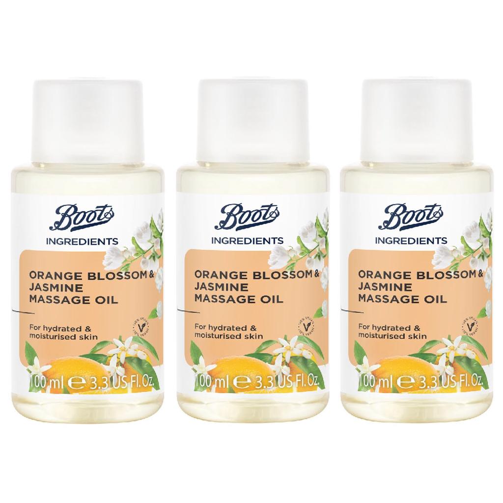 Boots Состав Массажное масло «Цветок апельсина и жасмин» 100 мл.