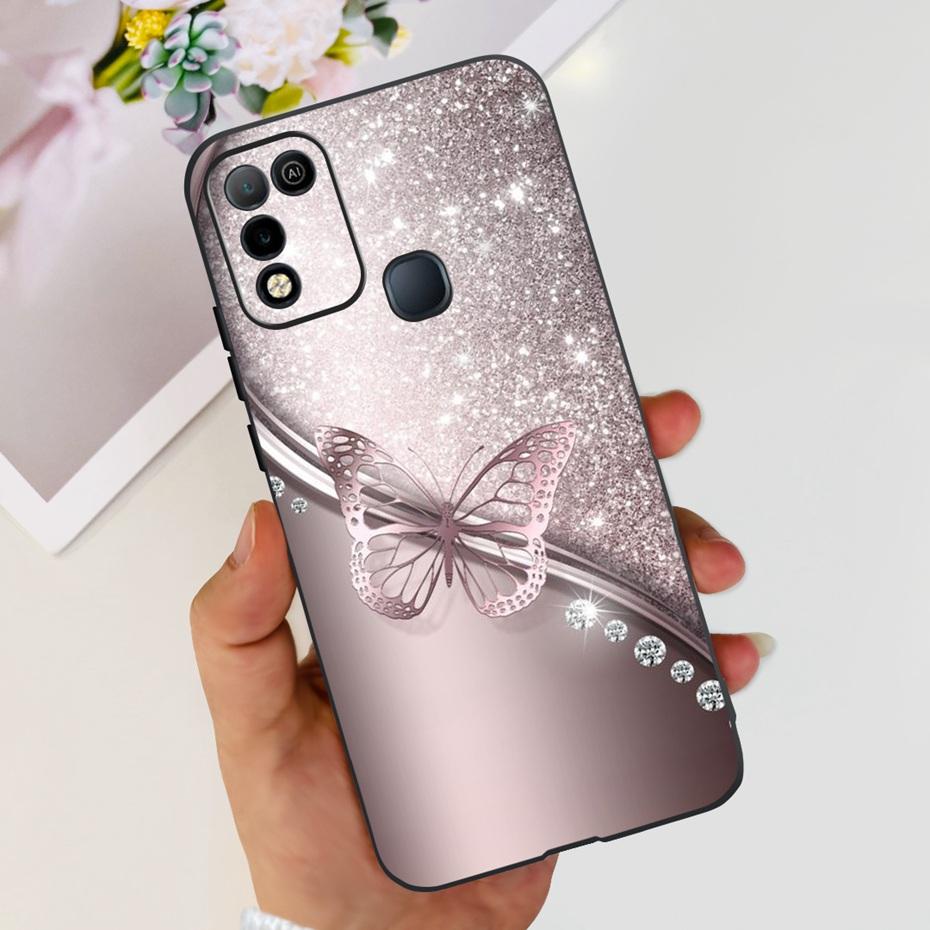 Чехол для телефона Infinix Hot 10 Play X688C X688D Милый дизайн Мягкая силиконовая задняя крышка Для Infinix Hot 10 X682 Hot10 10 Lite X657B