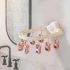 Balcony Drying Rack Dryer Laundry Wall Mounted Folding for Gloves