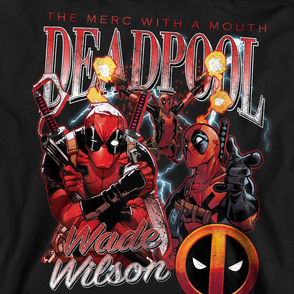 Deadpool Unisex Adult Character Montage Sweatshirt