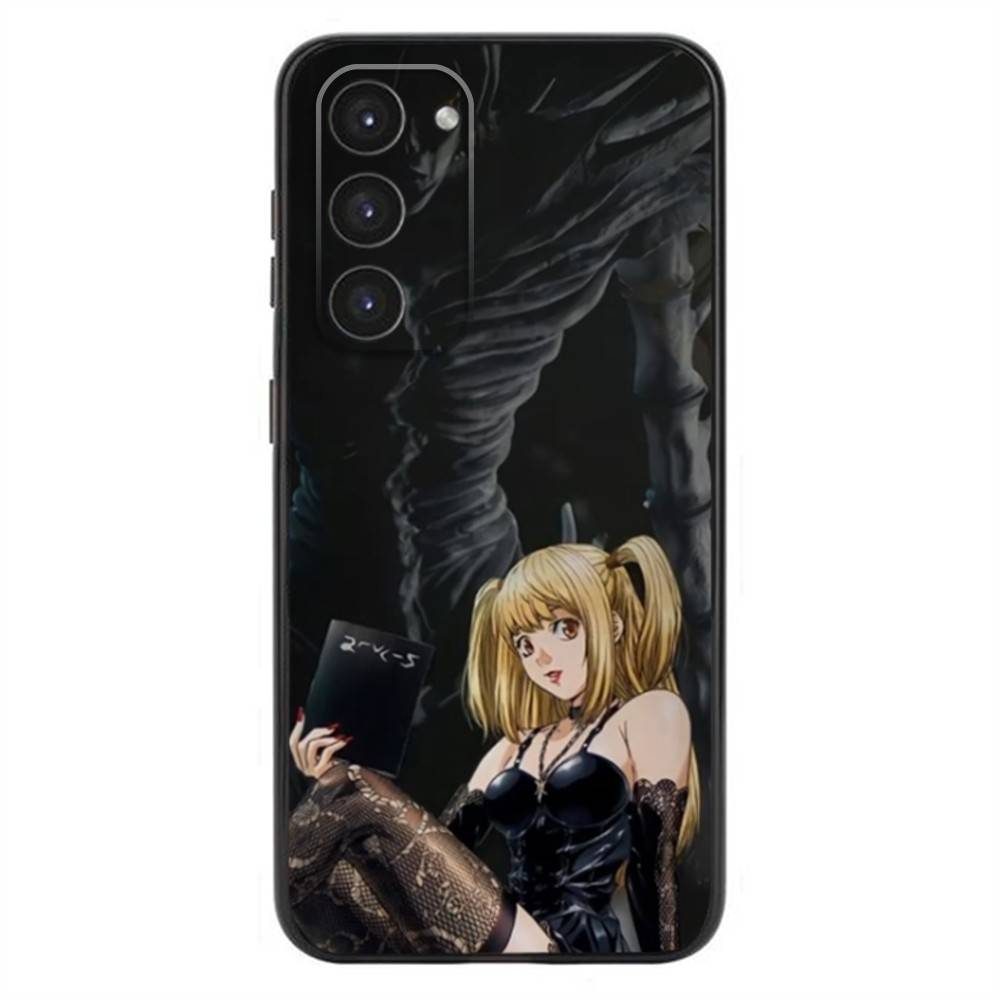 Чехол для телефона Misa D-Death N-Note для Samsung Galaxy A20, 21s, 22, 31, 32, 52, 53, 72, 73, 80, 91, Мягкий силиконовый, Черный