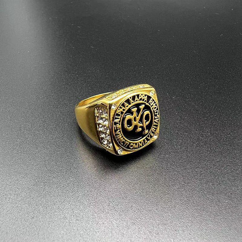 Мужские кольца из нержавеющей стали, позолоченные, вакуумные украшения со стразами для мужчин, аксессуары в стиле хип-хоп, мужские обручальные кольца на палец