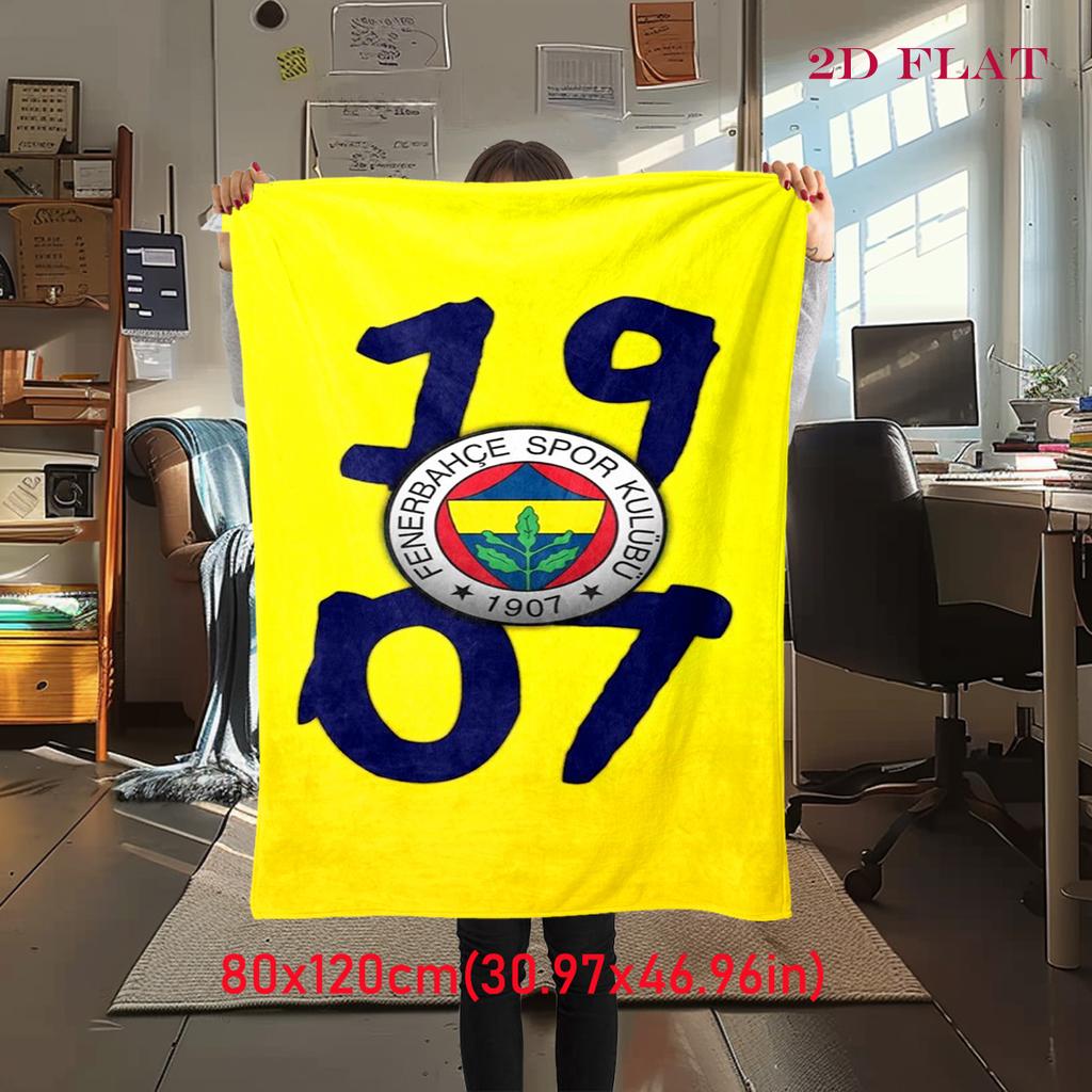 Fenerbahçe Legacy: Passion blanket Suitable for all seasons Soft and comfortable sheet Office rest blanket Outdoor plush blanket