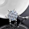 Women's Fashion Dazzing Snowflake Blue Necklace Pendant AVE
