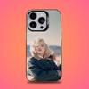 Чехол для телефона 80-х М-Мэрилин М-Монро Для iPhone 16,15,14,13,12,11,Mini,Pro,E,SE4,XS,MAX Черный Конфетный Матовый Чехол