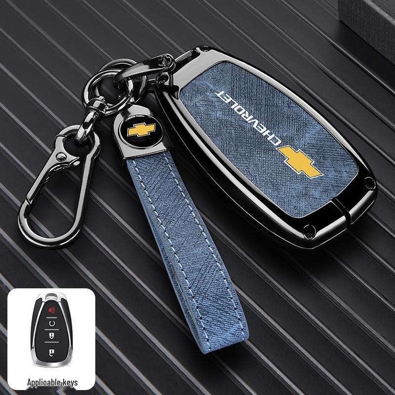 Чехол для ключа Chevrolet для Equinox, Malibu XL, Trax, Trailblazer, Orlando, Monza - Накладка на корпус автомобиля
