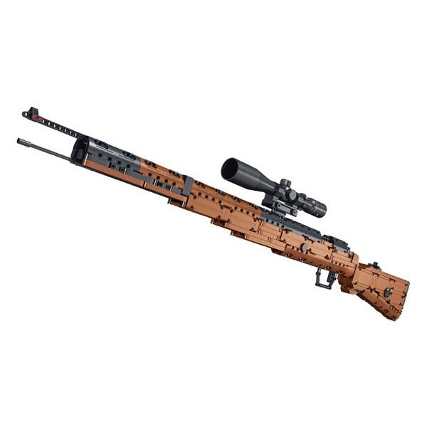 Lepfrica Block Technic 98K Kagu Pal Sniper Block Gong 1022 Piece CBT113106, Mixed Color