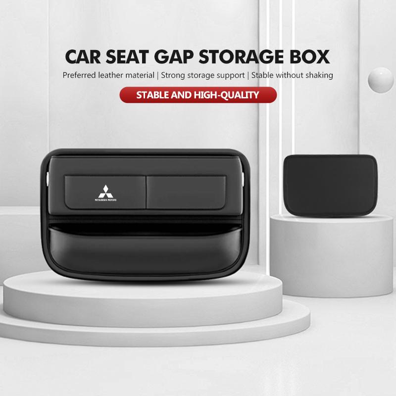 dnsh2 For Mitsubishi Car Logo Seat Gap Filler Organizer Waterproof Seat Gap Plugs Strip Outlander Lancer Cross Colt Xpander Mirage