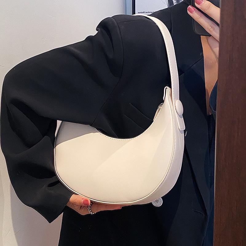 2023 New Fashion Retro Small Bag For Women Urban Minimalist Style Pu Shoulder Bag