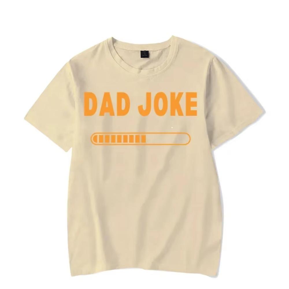 Мужская футболка Летняя шутка про папу Загрузка графики Печать Мужские смешные топы с коротким рукавом Модная футболка Футболка большого размера Мужская одежда