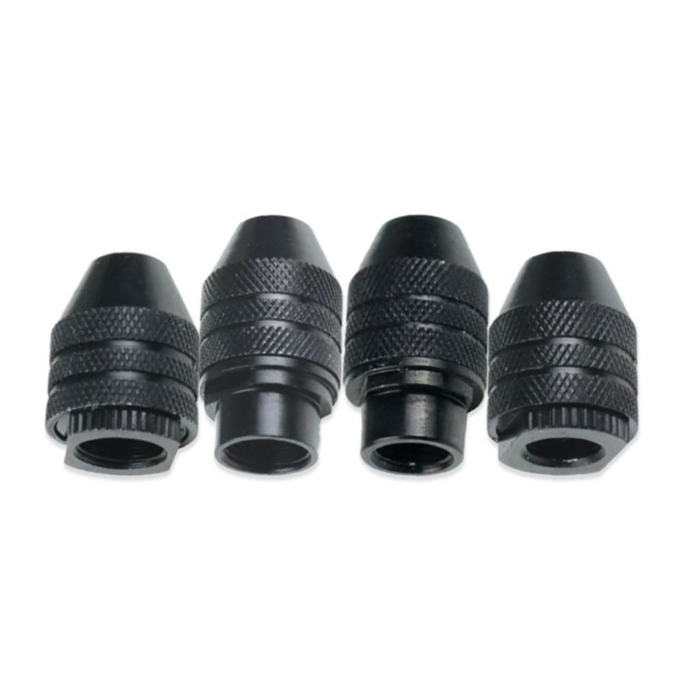 0.3-3.4mm Mini Multi Chuck Keyless Quick Change 3 Jaw Drill Chuck M7 M8x0.75 Keyless Drill Chuck Carbon Steel Corded Rotary Tool